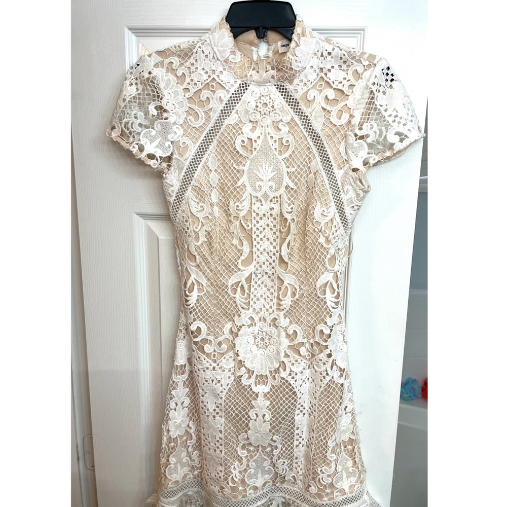 REVOLVE Brianna mini dress w/ open back WHITE Size SMALL